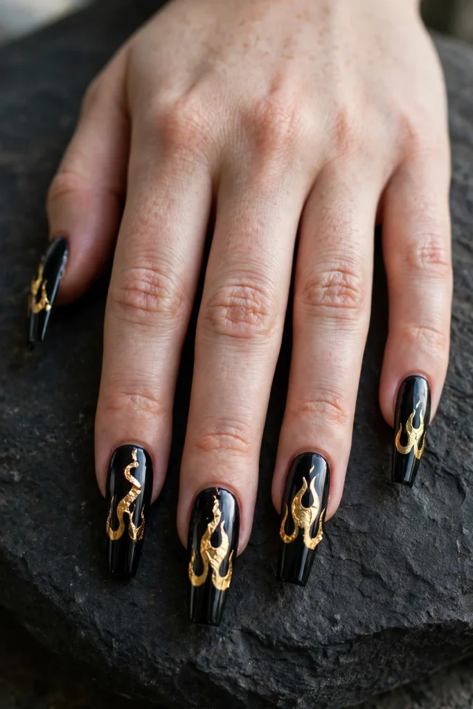 14 Coffin Halloween Nail Ideas That Go Full Glam and Full Spooky 6 image 948