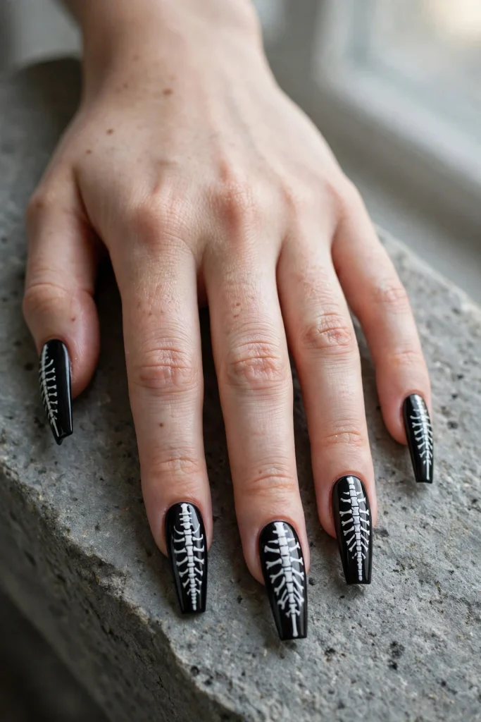 14 Coffin Halloween Nail Ideas That Go Full Glam and Full Spooky 10 image 952