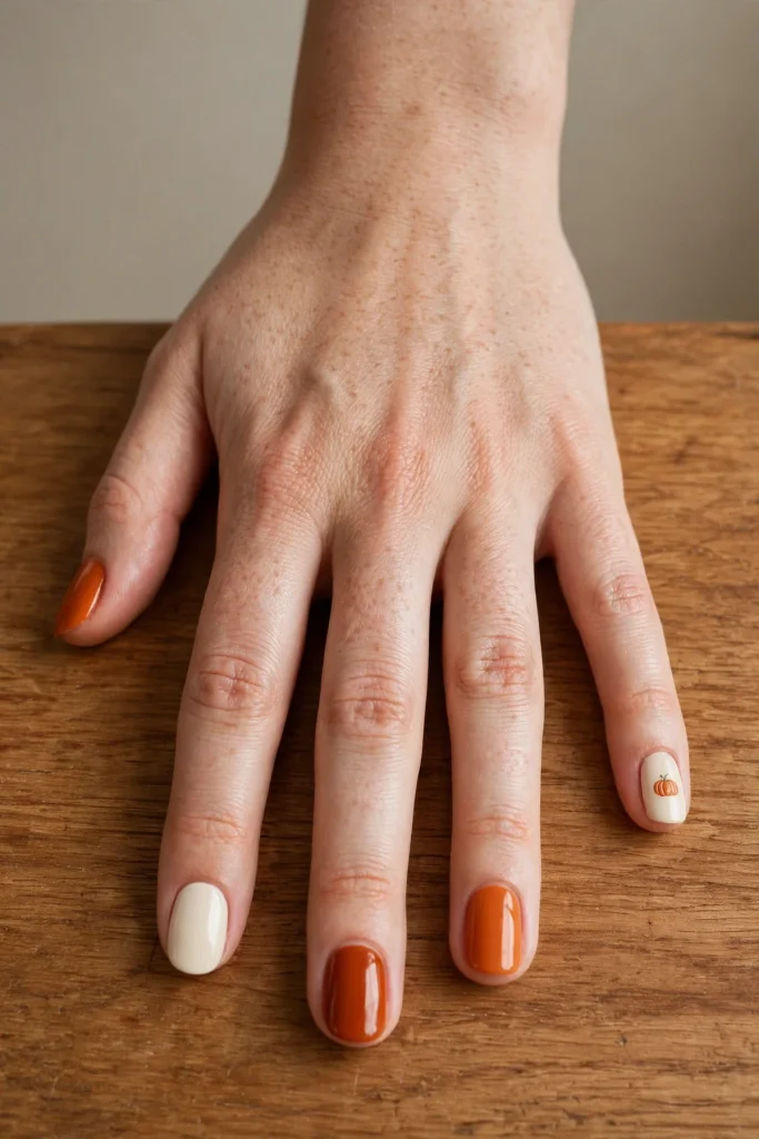 18 Pumpkin Halloween Nail Ideas From Tiny Accents to Full Orange Chrome 2 image 960