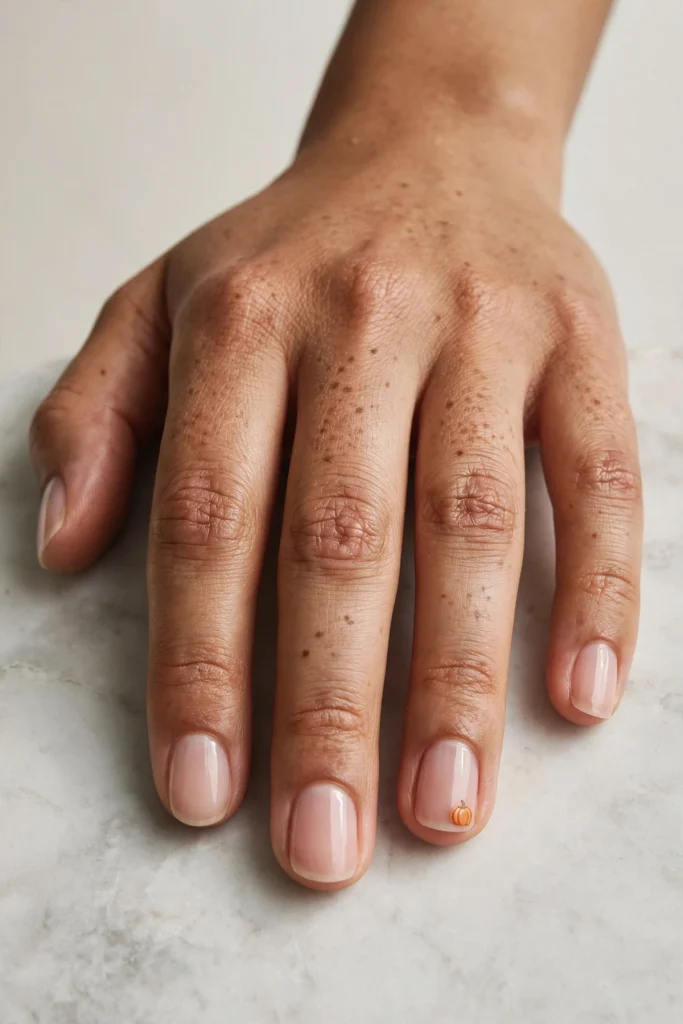 18 Pumpkin Halloween Nail Ideas From Tiny Accents to Full Orange Chrome 5 image 961