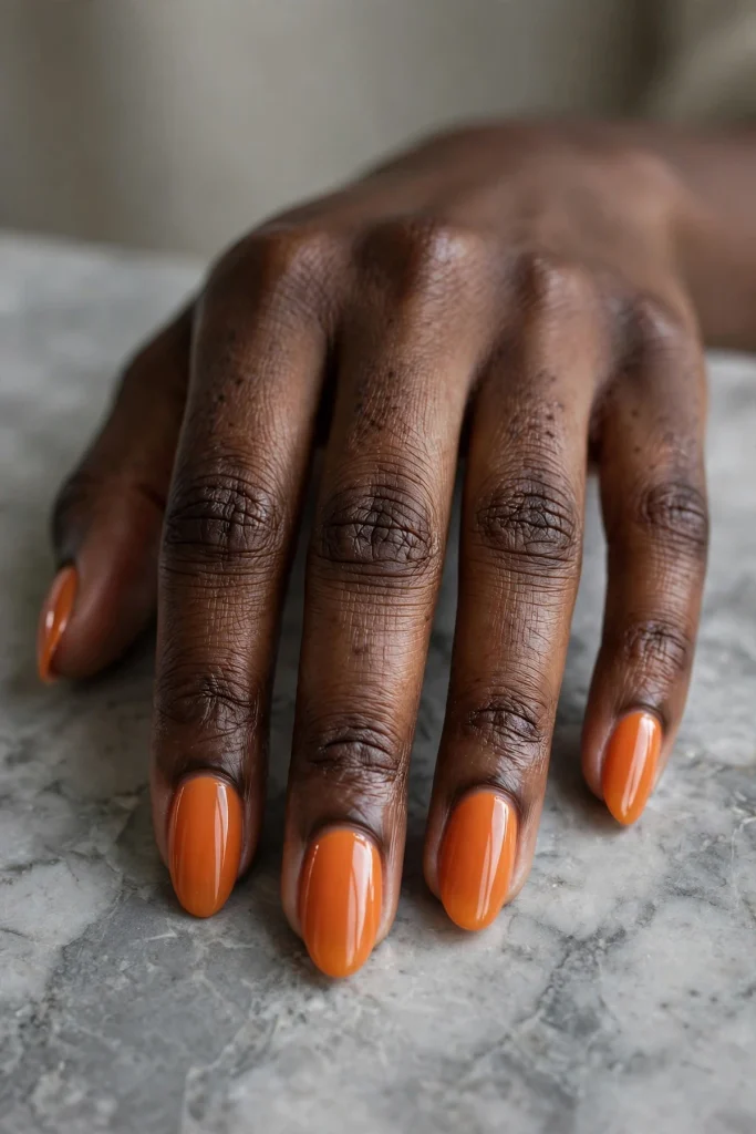 18 Pumpkin Halloween Nail Ideas From Tiny Accents to Full Orange Chrome 3 image 964