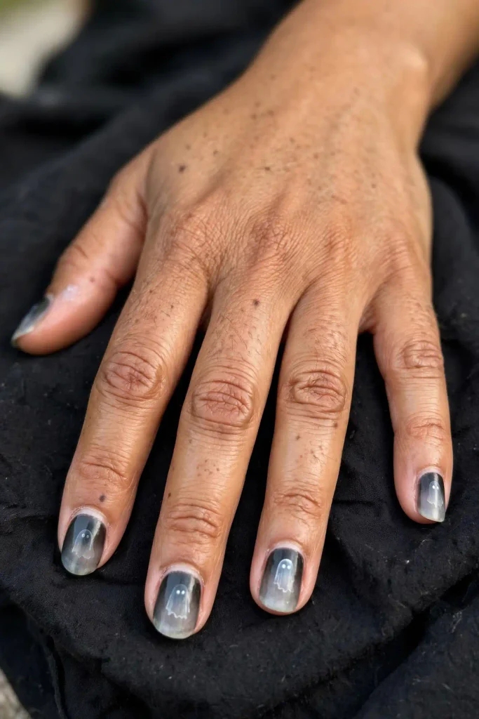 16 Ghost Halloween Nails, Meet the Ghosts Living on Your Fingertips 12 image 97