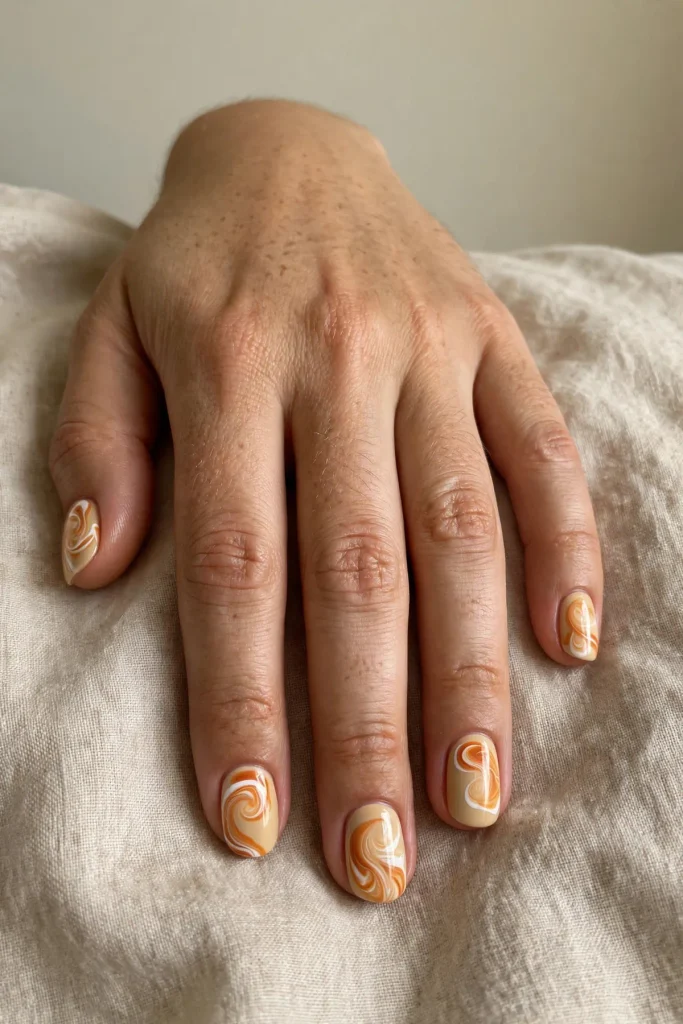 18 Pumpkin Halloween Nail Ideas From Tiny Accents to Full Orange Chrome 15 image 974