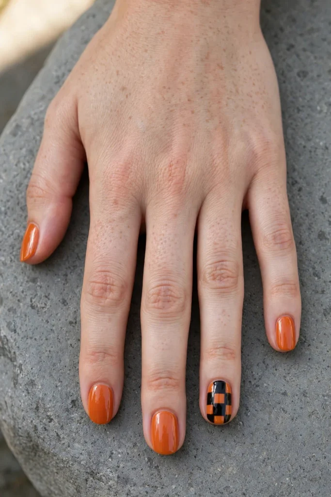 18 Pumpkin Halloween Nail Ideas From Tiny Accents to Full Orange Chrome 18 image 976