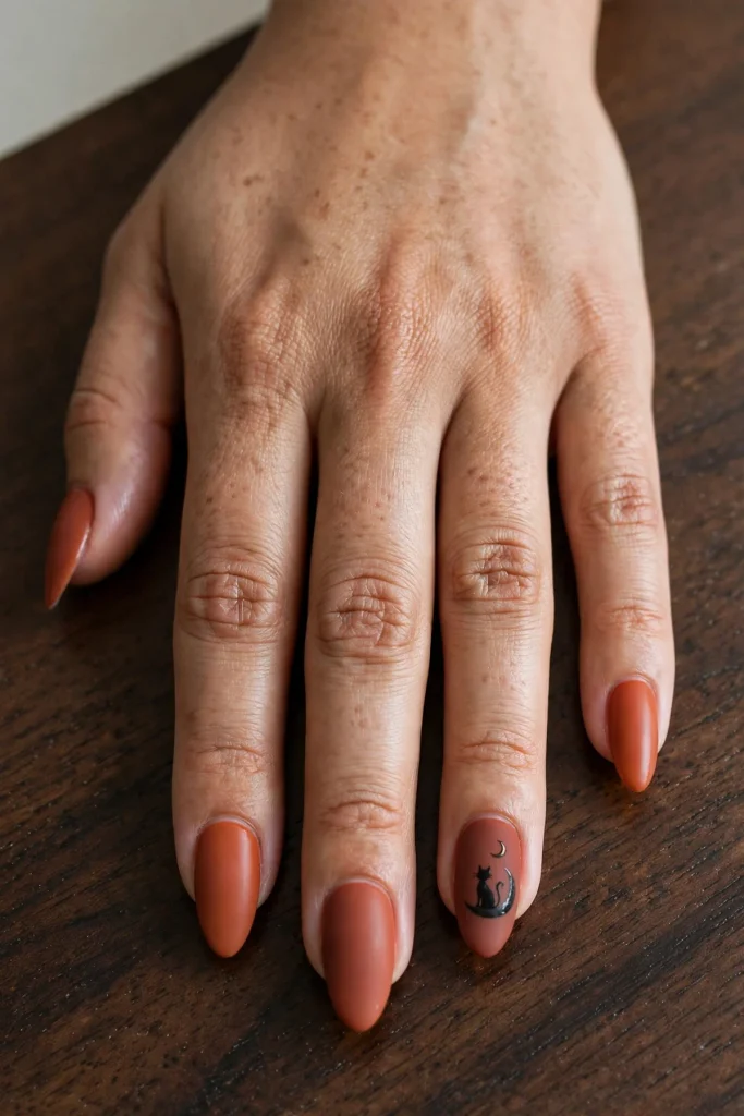 18 Pumpkin Halloween Nail Ideas From Tiny Accents to Full Orange Chrome 19 image 977