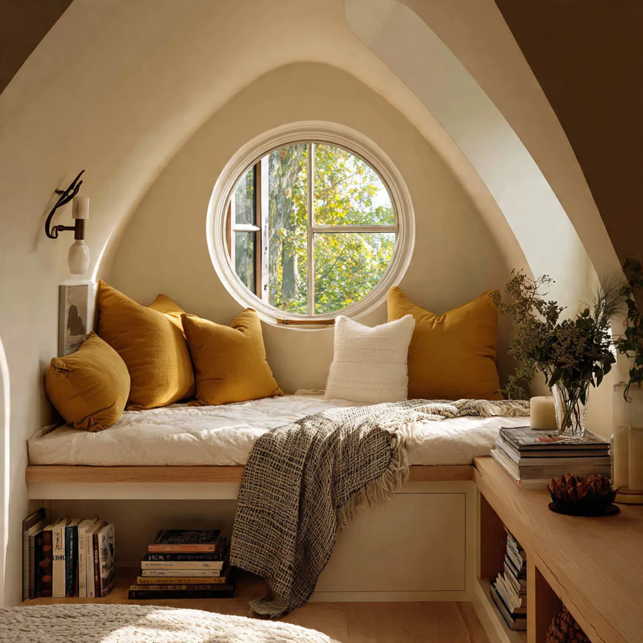 13 Attic Bedroom Ideas 2026 That Will Make You Fall in Love with Your Rooftop Space 12 Attic Bedroom with a Reading Nook