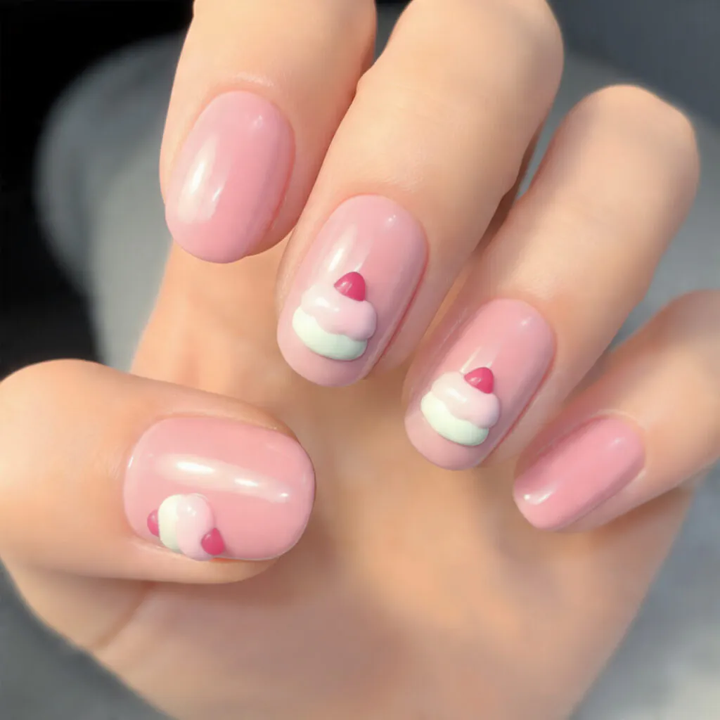 14 Korean Nail Art Ideas: The Cutest, Glossiest Designs You’ll Want Immediately 11 3d pudding nails for korean nail art