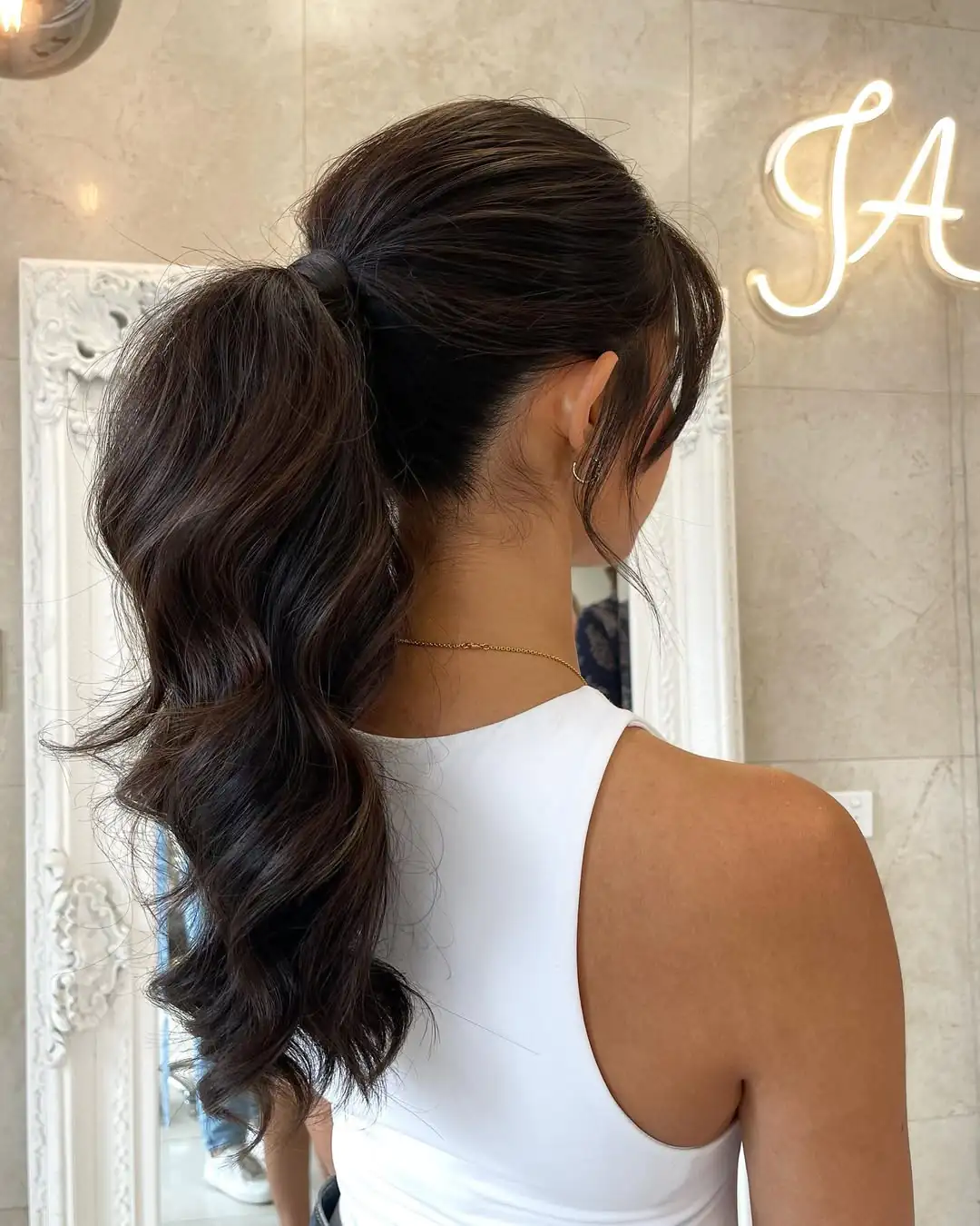 14 Back to School Hairstyles That Make Mornings So Much Easier 2 Classic High Ponytail