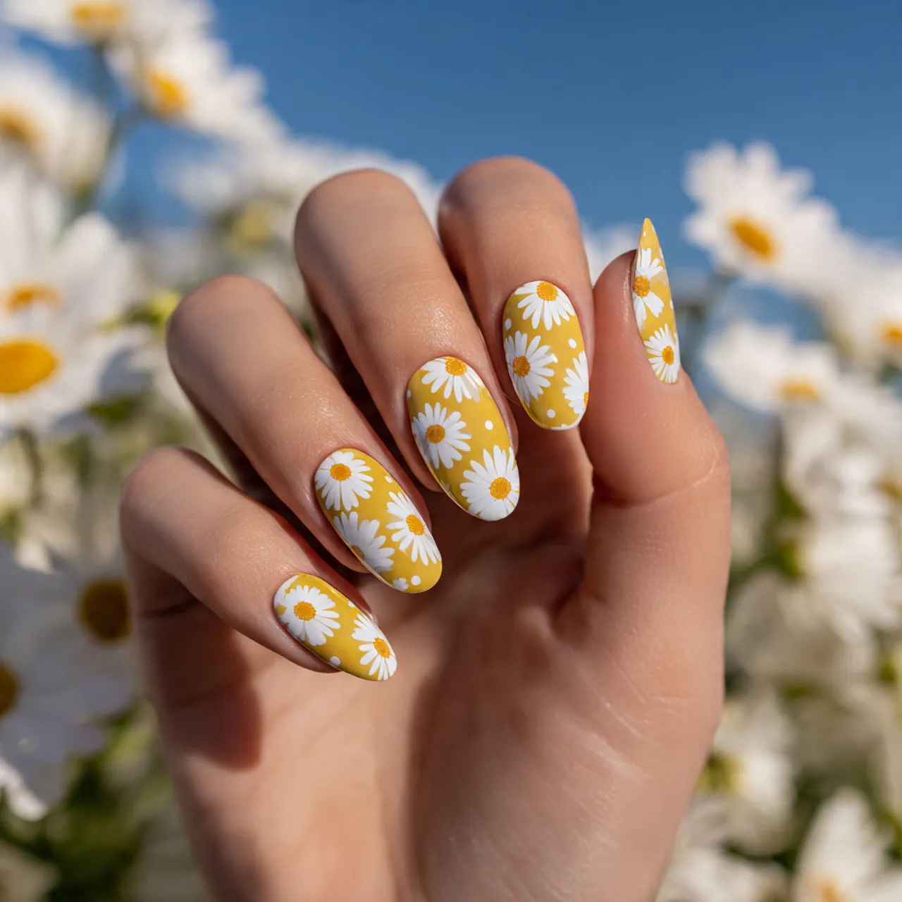 14 Nail Art Ideas: Fresh Designs You’ll Actually Want to Wear 10 Daisy Dot Florals