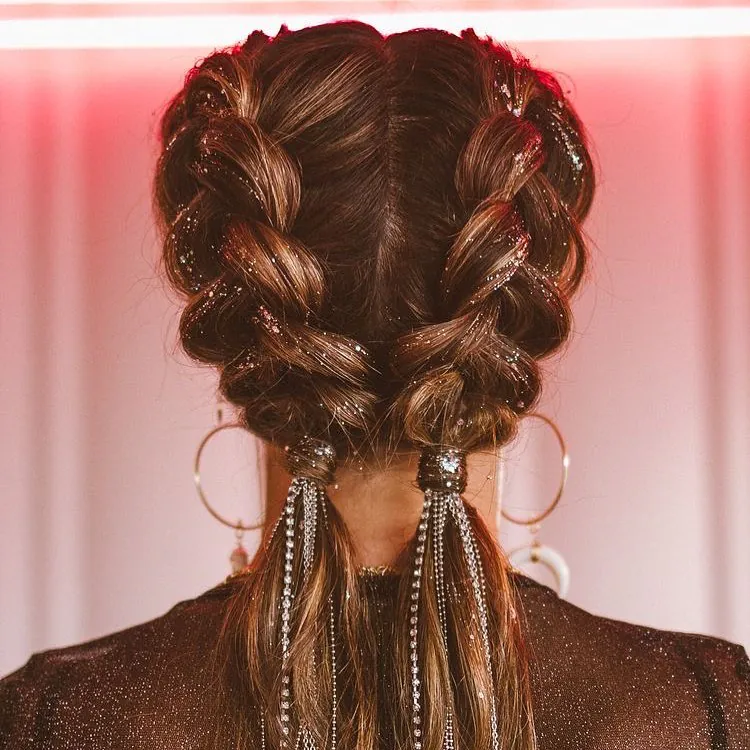 14 Back to School Hairstyles That Make Mornings So Much Easier 6 Double Dutch Braids