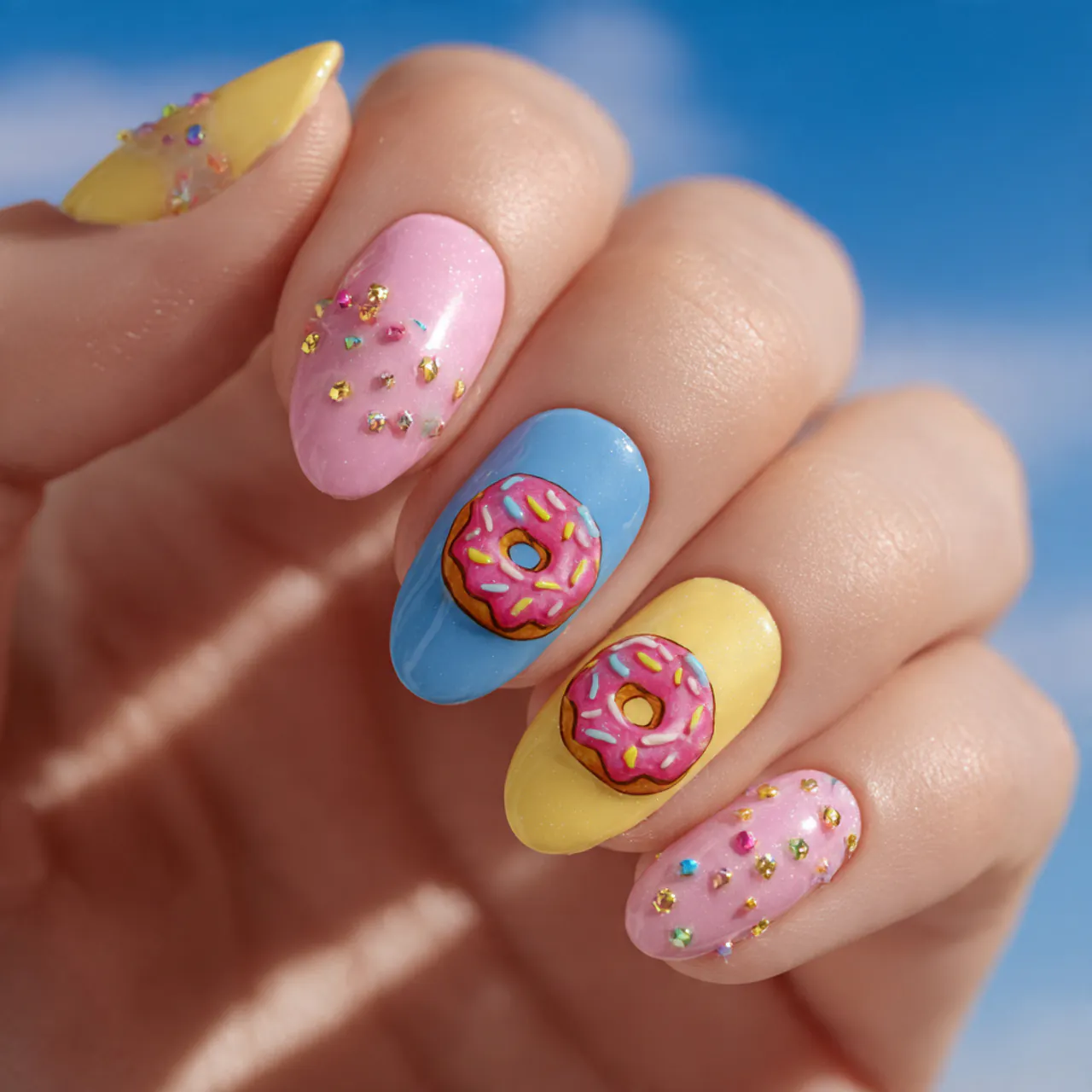 14 Nail Art Ideas: Fresh Designs You’ll Actually Want to Wear 4 Glazed Donut Nails