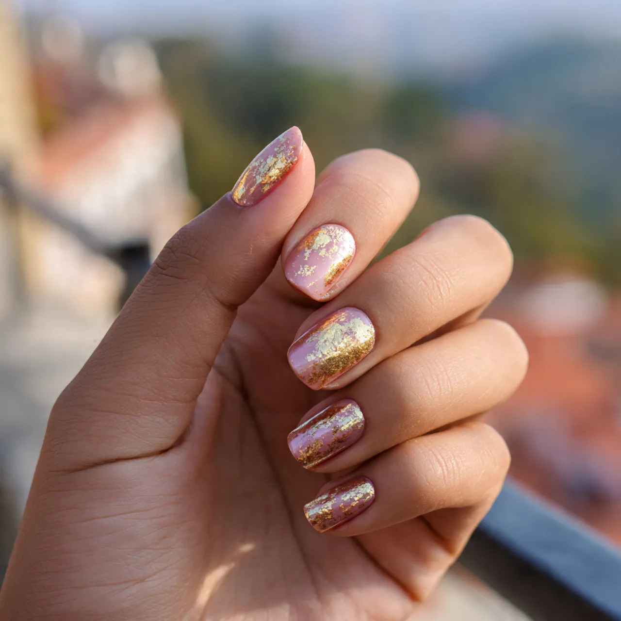 14 Nail Art Ideas: Fresh Designs You’ll Actually Want to Wear 13 Gold Foil Minimalism