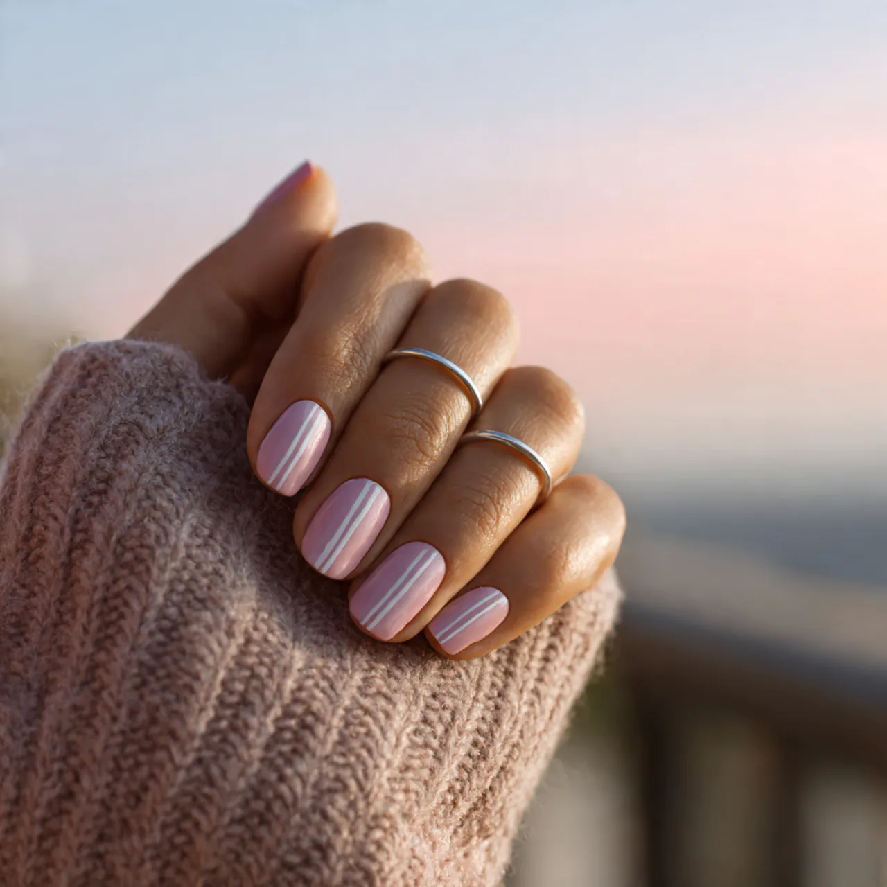 13 Easy Nail Art Ideas (Beginner-Friendly, Cute, and Fast) 7 Simple Stripe Nails