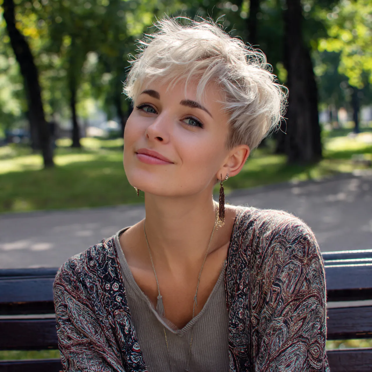 15 Oval Face Hairstyles Ideas That'll Give You Instant Main Character Energy in 2026 2 Textured Pixie Cut with Choppy Layers