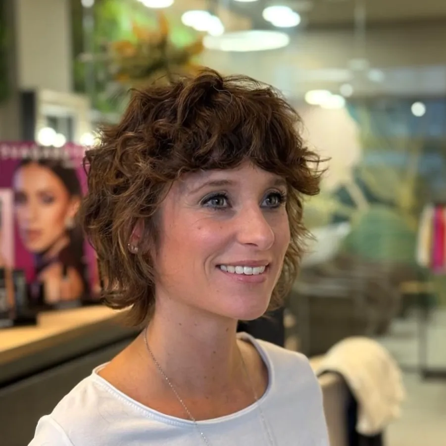 14 Short Hair with Bangs Ideas You Can Totally Rock Tomorrow 6 The Shaggy Cut + Wispy Bangs