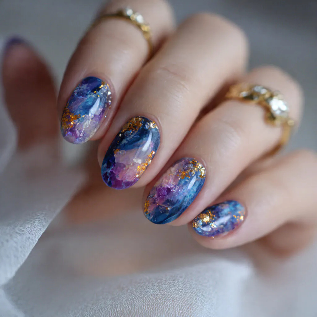 15 Trending Summer Nails Everyone Is Obsessed With Right Now (Your Next Mani Is Waiting) 7 aura nails 1