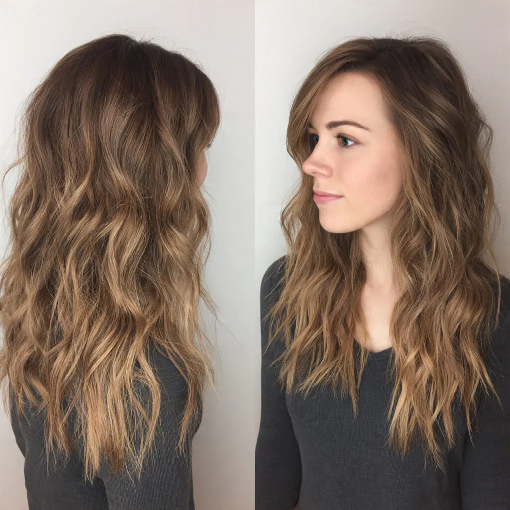 14 Open Hairstyle Ideas That Are Cute, Easy, and Giving Main-Character Energy 9 beachy textured open hair