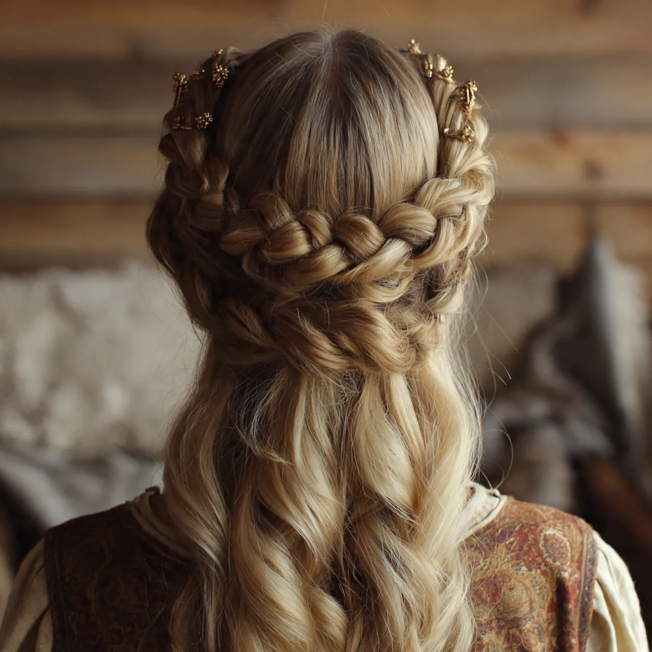 14 Middle Part Hairstyles Ideas That’ll Make You the Hair Icon of 2026 (Bye, Side Part Drama!) 14 Braided Middle Part Crown