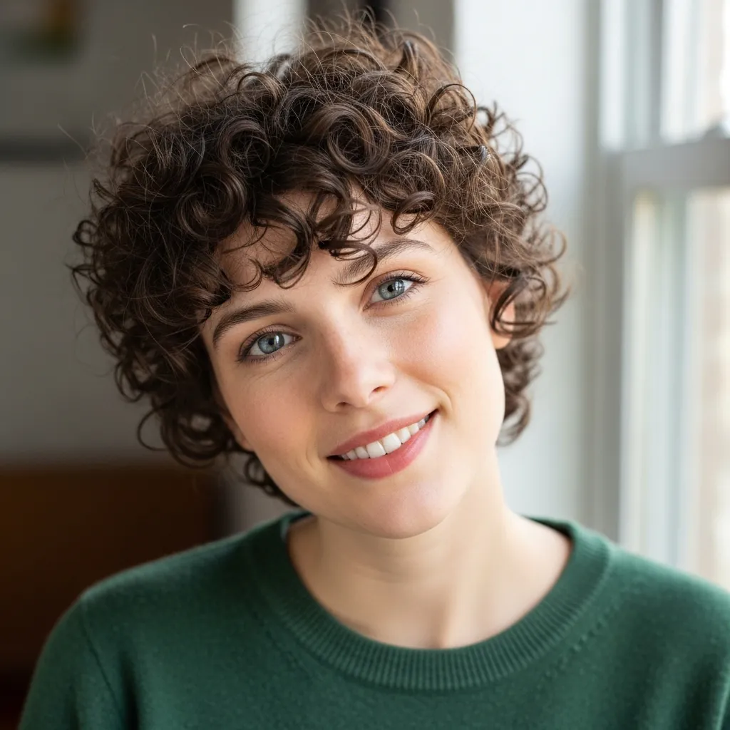17 Curly Pixie Hairstyles That Are Seriously Too Cute (And Low-Key Genius) 18 Curly Pixie with Defined Ringlets