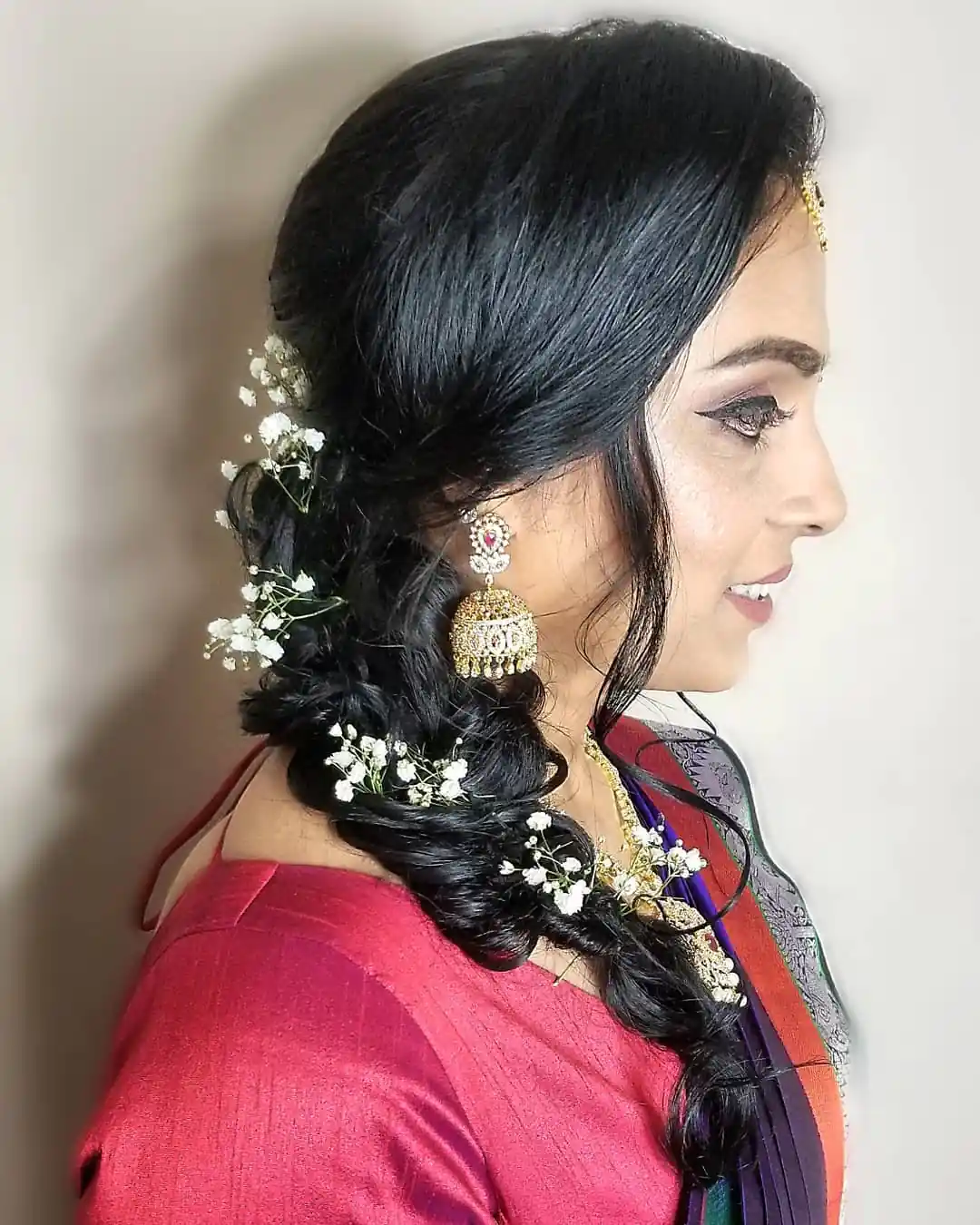16 Curly Prom Hairstyles That Will Have You Serving Main Character Energy All Night 12 Curly Side Braid