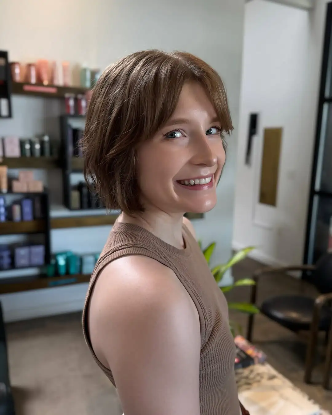 16 Cute Short Hairstyles Ideas You’ll Want to Try Immediately (Because Long Hair Is Overrated Anyway) 12 Short Hair with Curtain Bangs