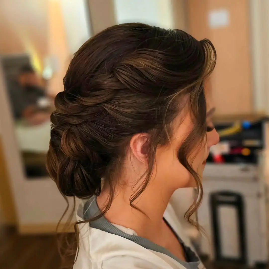 14 Wedding Hairstyles for Long Hair That’ll Have You Feeling Like That Girl 6 The Romantic Braided Updo