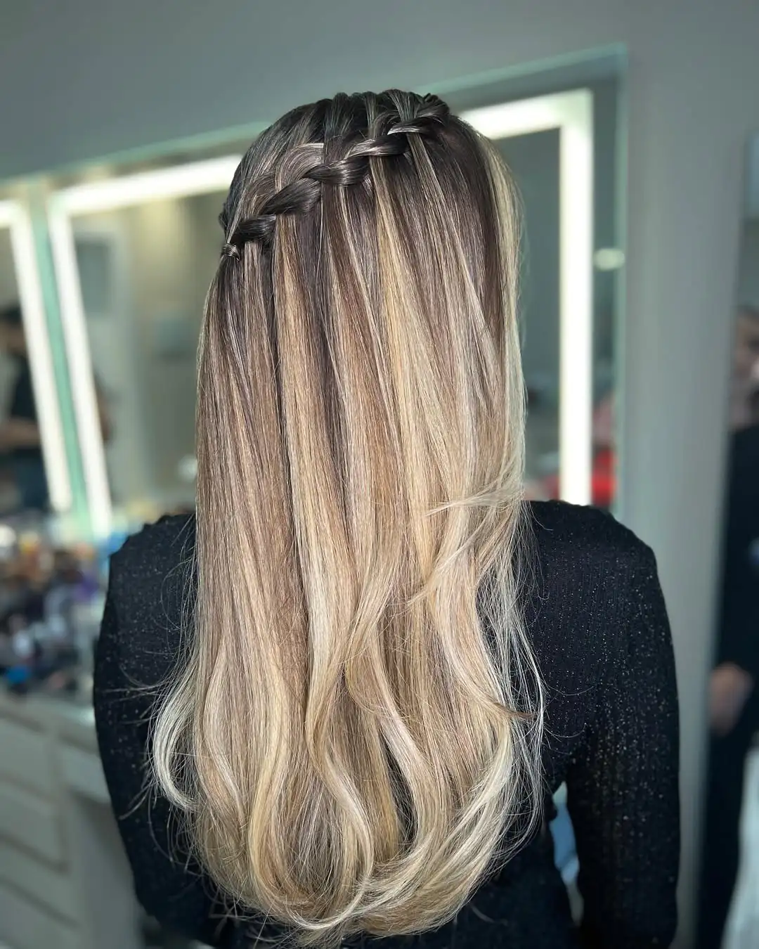 14 Wedding Hairstyles for Long Hair That’ll Have You Feeling Like That Girl 10 The Waterfall Braid