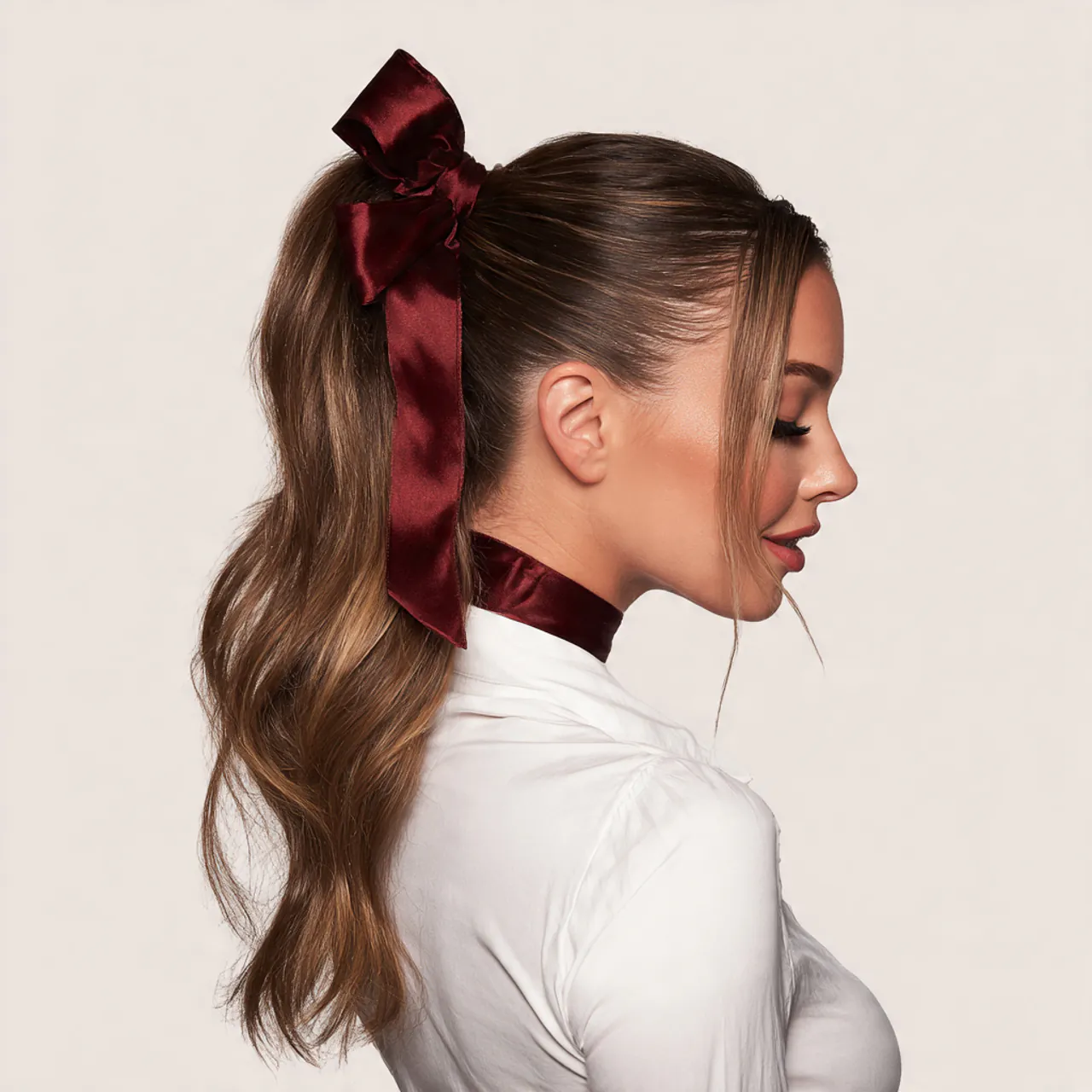 16 Toddler Girl Hairstyle Ideas That Are Cute, Quick & Totally Mom-Life Approved 2 Classic High Ponytail with a Bow