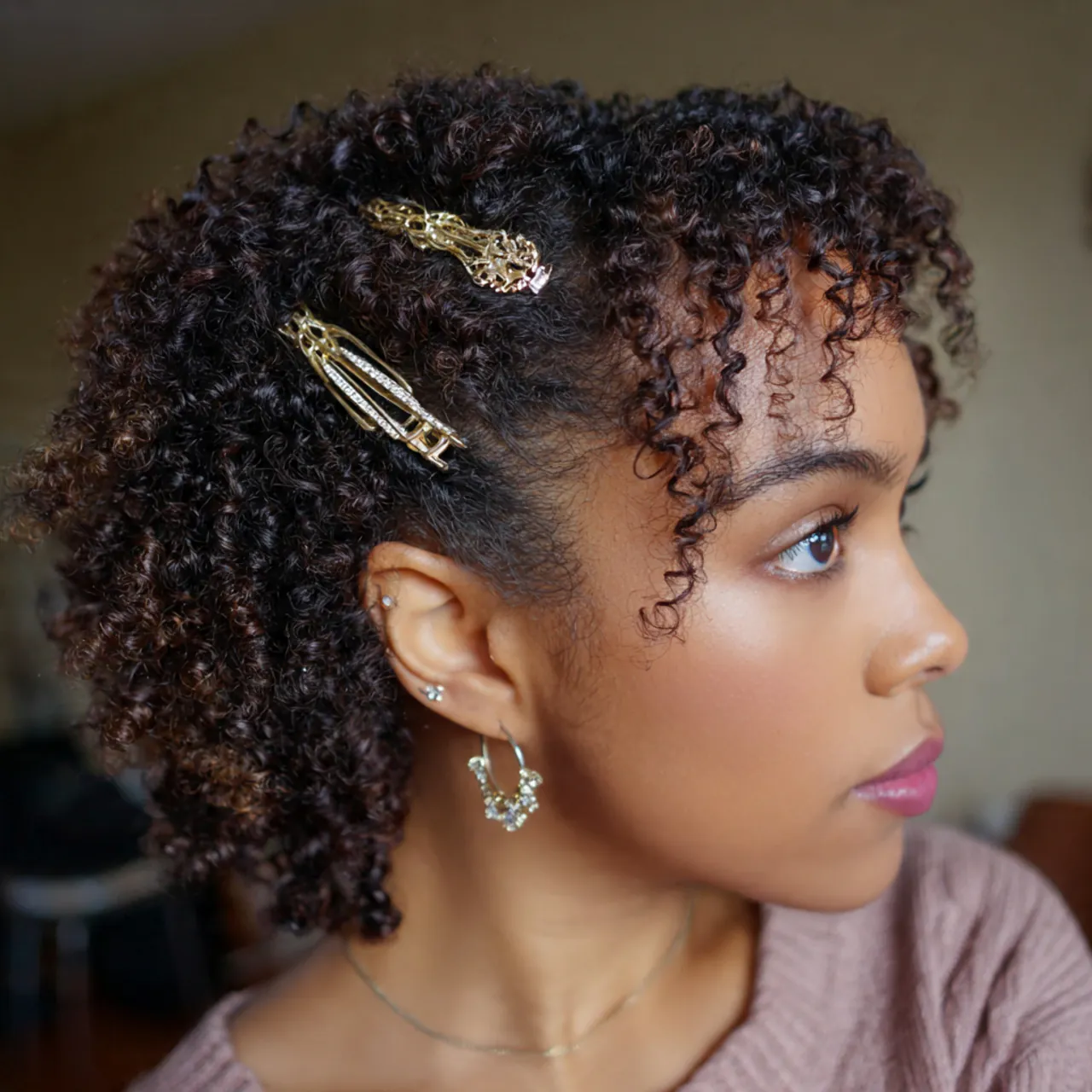 16 Toddler Girl Hairstyle Ideas That Are Cute, Quick & Totally Mom-Life Approved 12 Curly Hair with Clips