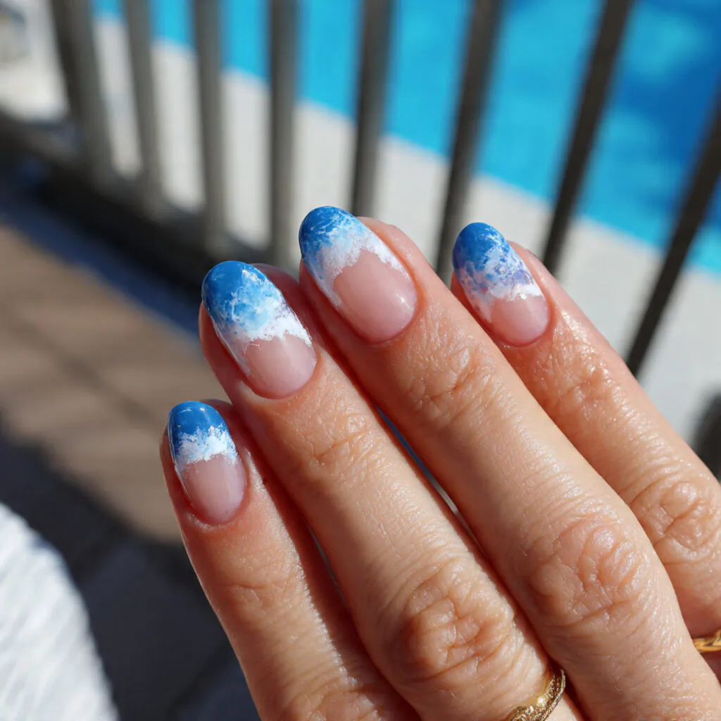17 Starfish Summer Nails That Will Make Your Beach Vibes Unstoppable This Season 4 french tips nails but make it beachy