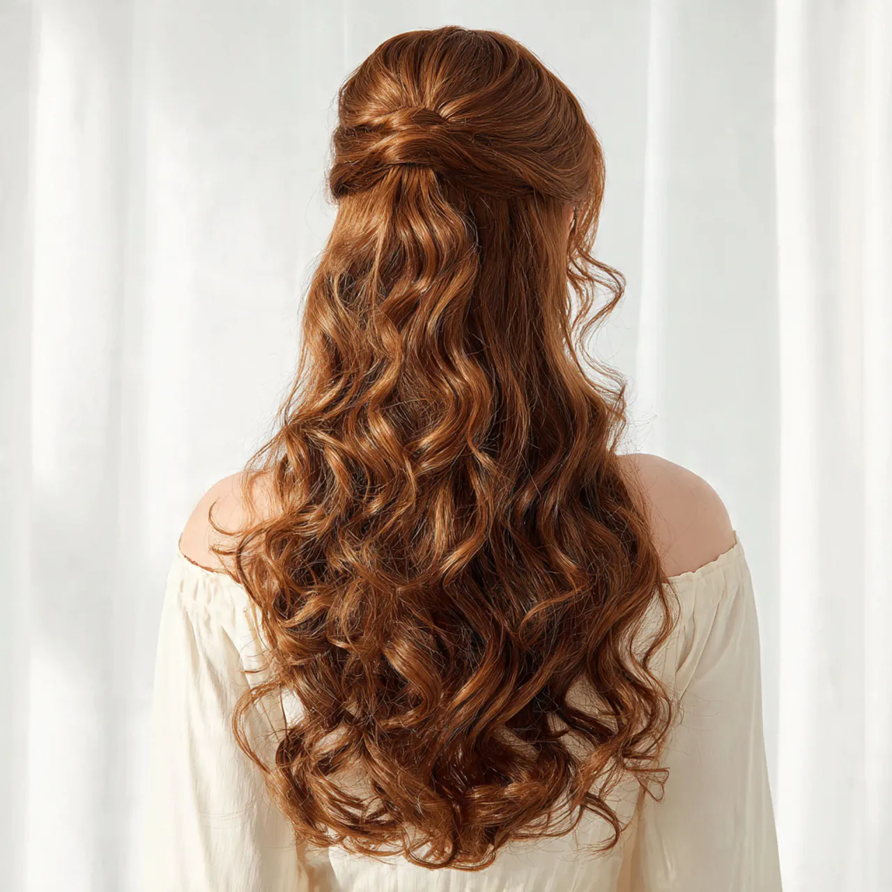 15 Curly Hairstyles Wigs That Will Instantly Upgrade Your Look (No Salon Required) 8 Half-Up Half-Down Curly Wig