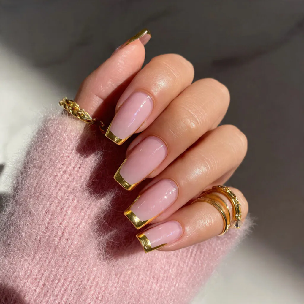 17 Gold Summer Nails That Scream “Main Character Energy” (Because Basic Just Isn’t It) 4 image 1046713888527746