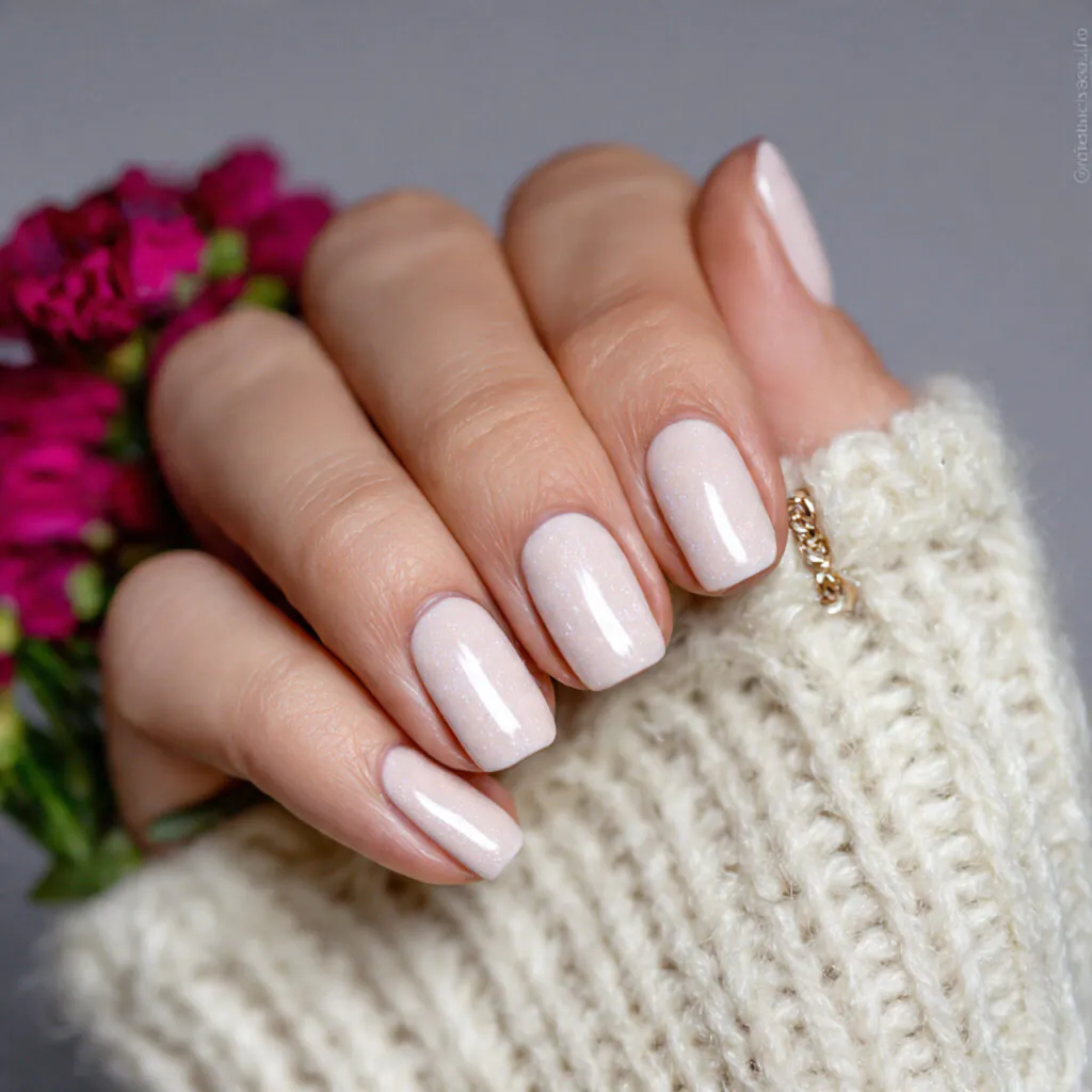 13 Simple Summer Nails That’ll Make You Feel Instantly Put-Together (Even If You’re in Flip-Flops) 2 milky white nails 1