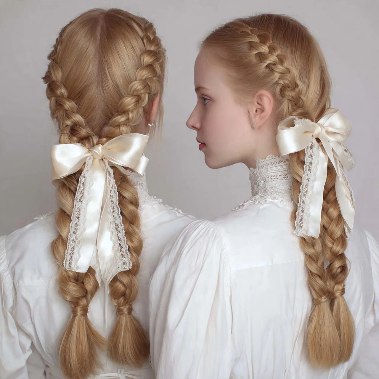 16 Flower Girl Hairstyle Ideas That Are Straight-Up Adorable (and Actually Easy to Do) 11 Pigtail Braids with Ribbons
