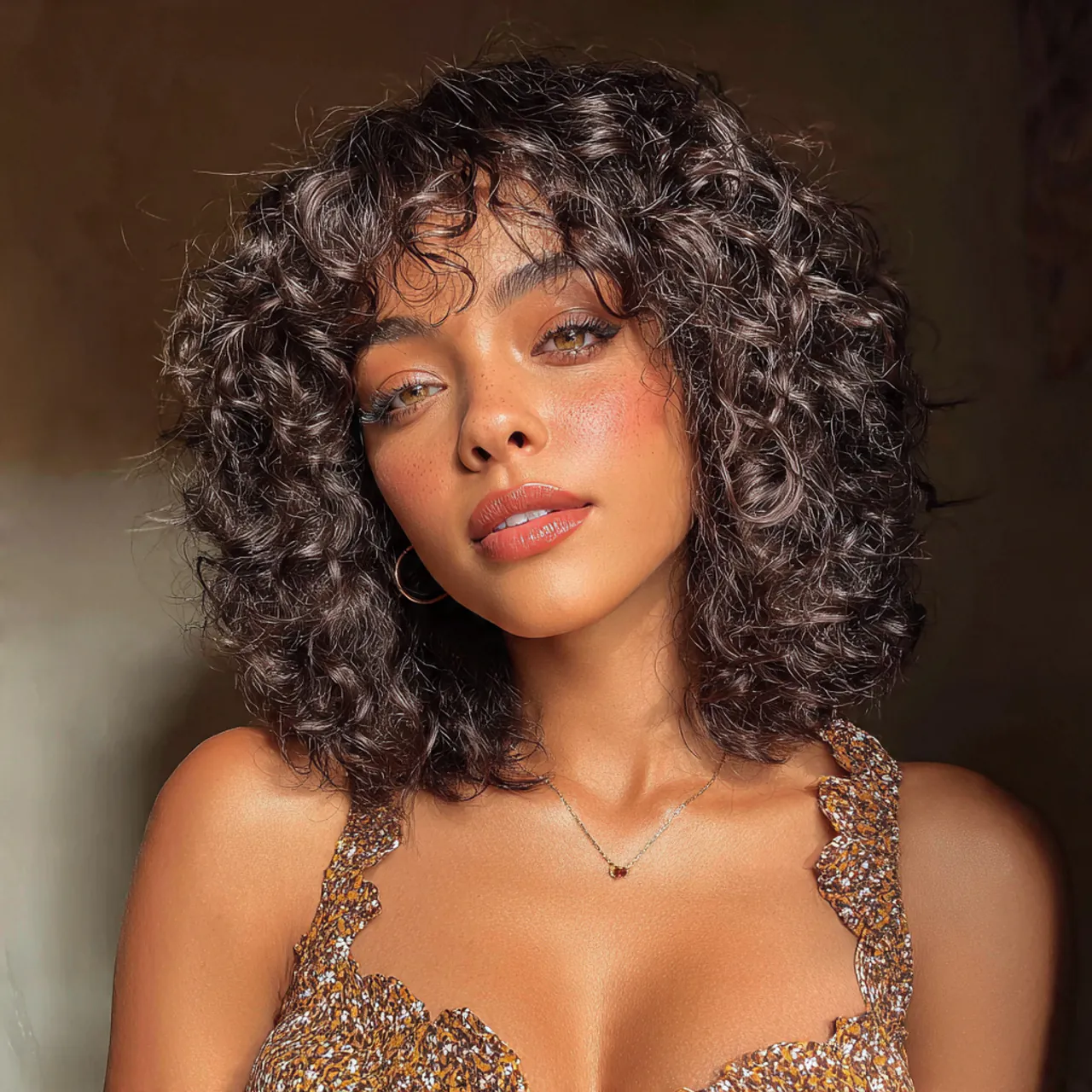 15 Curly Hairstyles Wigs That Will Instantly Upgrade Your Look (No Salon Required) 3 Shoulder-Length Curly Bob Wig