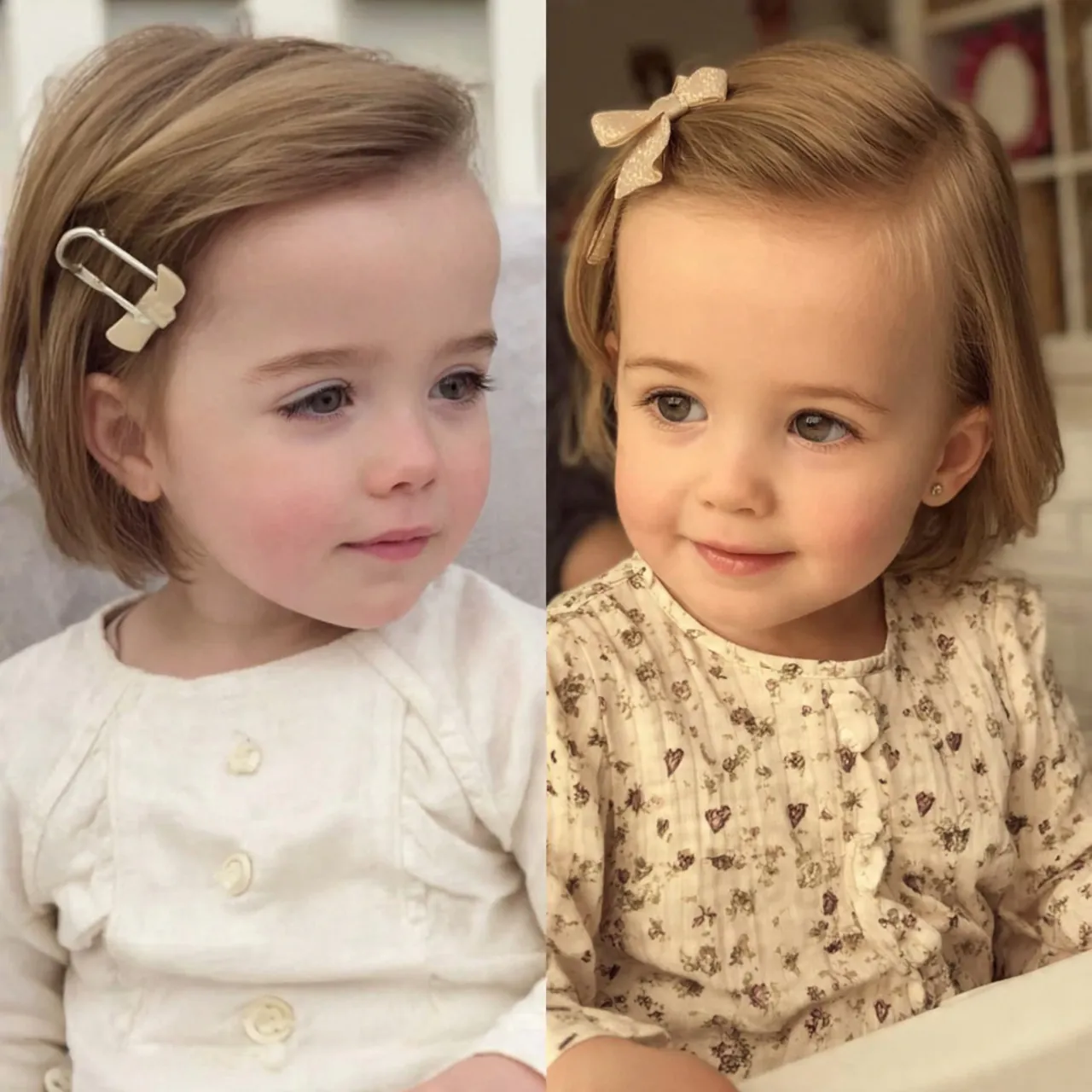 15 Baby Hairstyles Ideas for Short, Fine, and Curly Hair 8 side part with clip for baby hairstyles