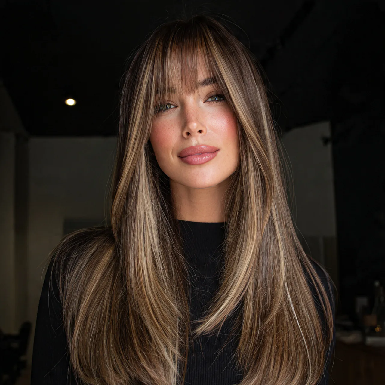 14 Shoulder-Length Hairstyles Ideas That Will Instantly Upgrade Your Look (Yes, Even on Lazy Hair Days) 14 straight cut with face framing highlights