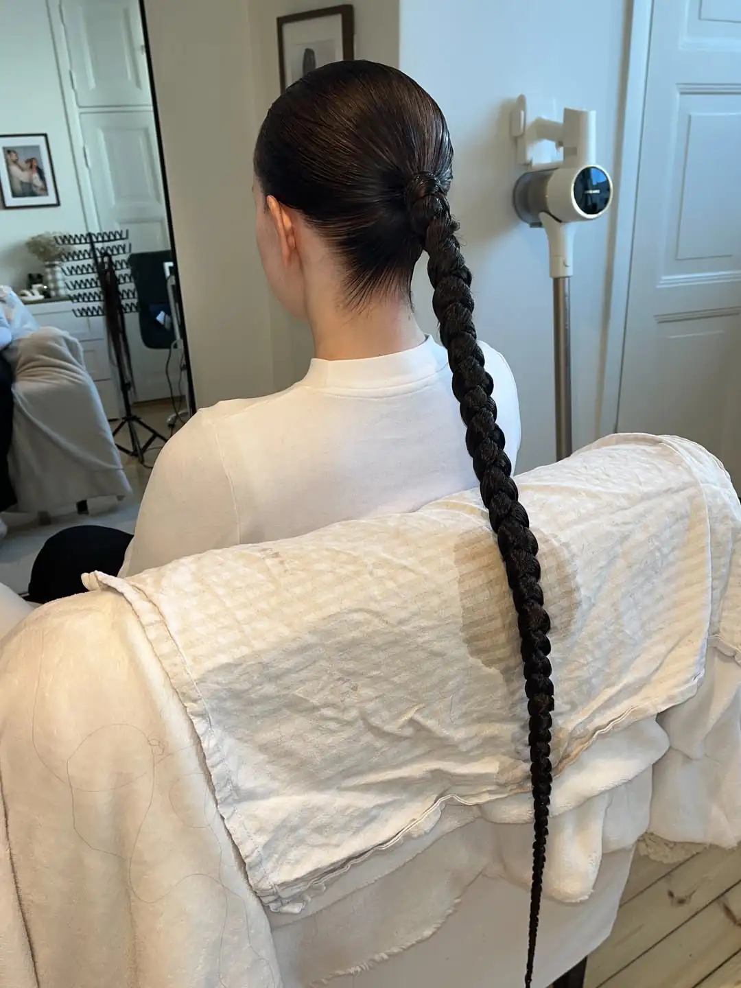 17 Curly Braided Hairstyles That Will Instantly Upgrade Your Look (Yes, Even on Lazy Hair Days) 12 Braided Low Ponytail with Curls