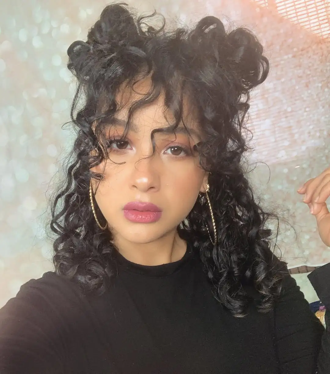 15 Long Curly Hairstyles That Will Make You Feel Like That Girl (Yes, Even on Lazy Hair Days) 8 Curly Space Buns