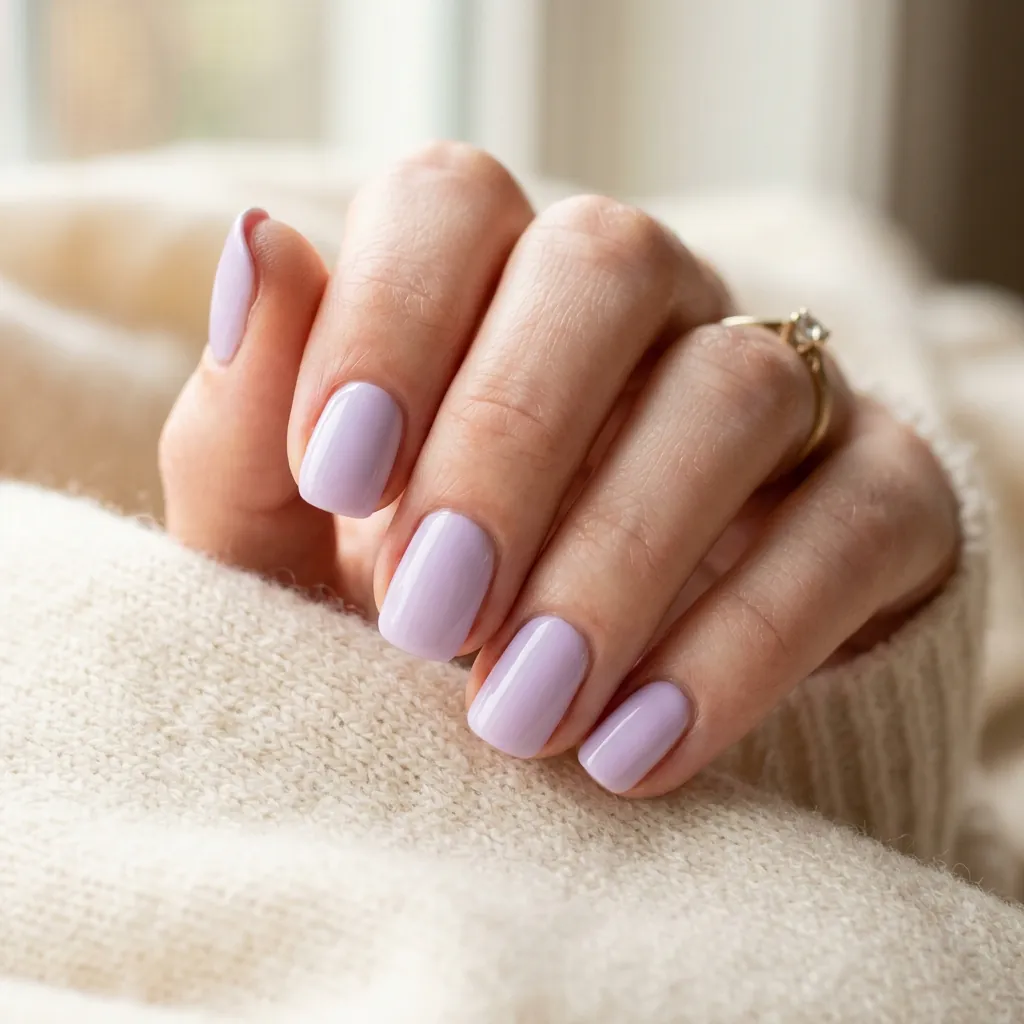 16 Basic Summer Nails Everyone’s Obsessed With Right Now (And Yes, You Can Totally Pull These Off) 13 Light Lavender Nails