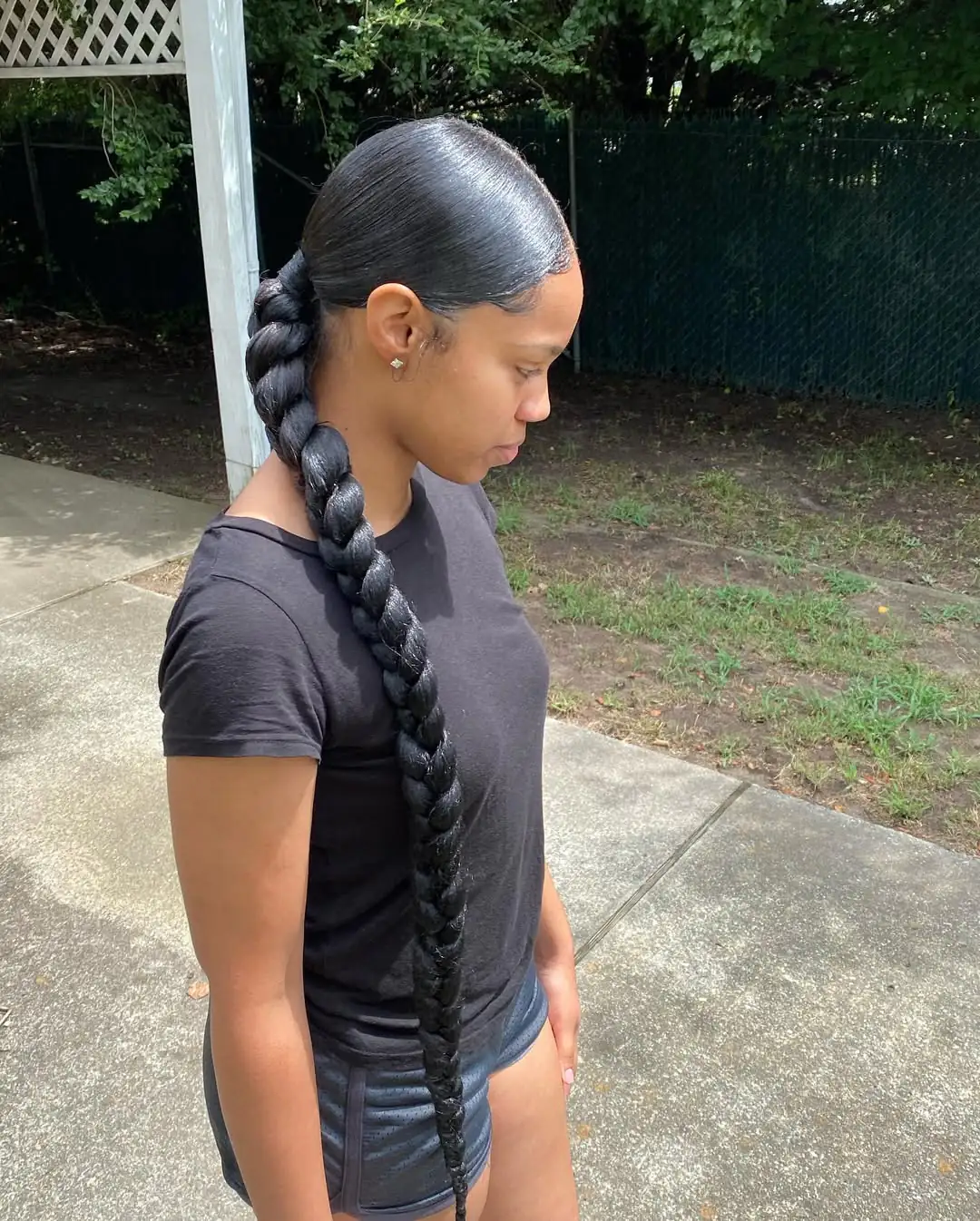 16 Pretty Hairstyle Ideas You’ll Want to Try ASAP (Because Basic Hair Is Boring) 12 Low Braided Ponytail