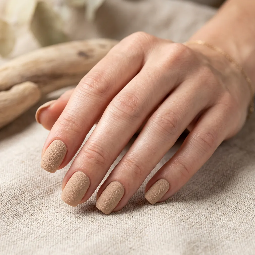 17 Beach Summer Nails That Will Make Your Vacation Photos Instantly Hotter 12 Sandy Nude Textures