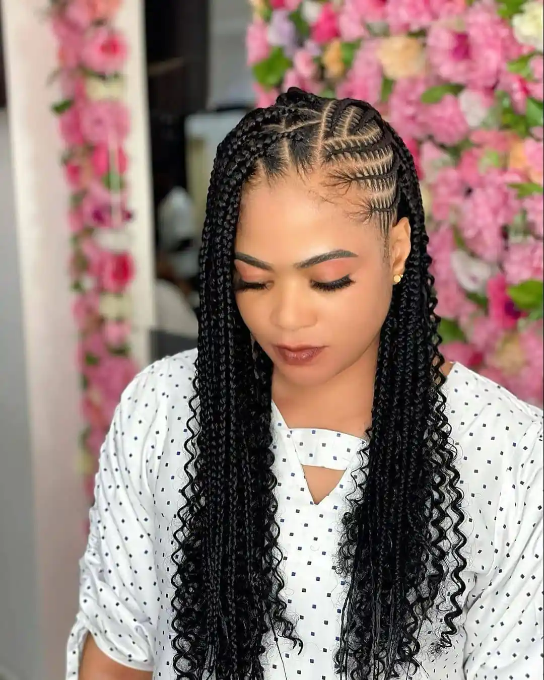 17 Curly Braided Hairstyles That Will Instantly Upgrade Your Look (Yes, Even on Lazy Hair Days) 18 Side Cornrows with Big Curly Hair