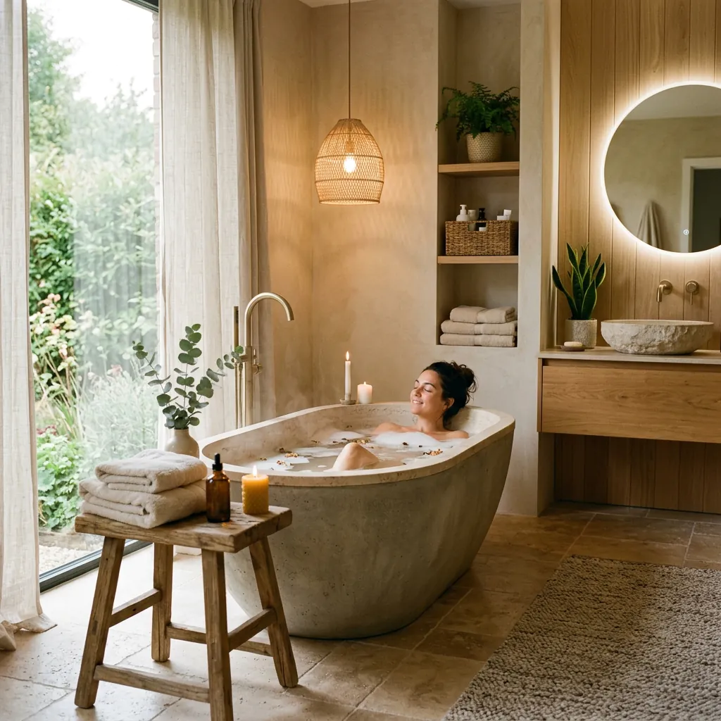 16 Spa Bathroom Ideas That’ll Make Your Home Feel Like a 5-Star Retreat 2 Warm Neutral Tones That Feel Instantly